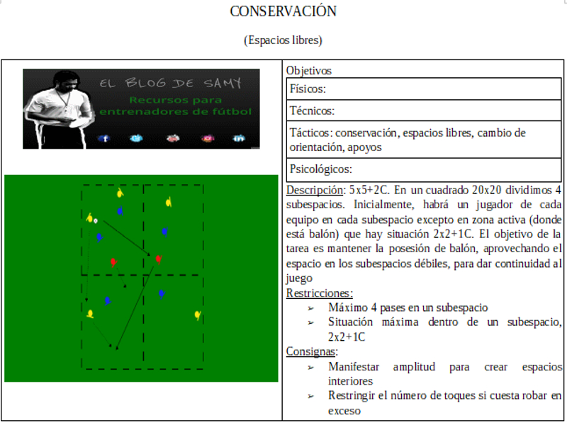 CONSERVACIÓN. Espacios libres