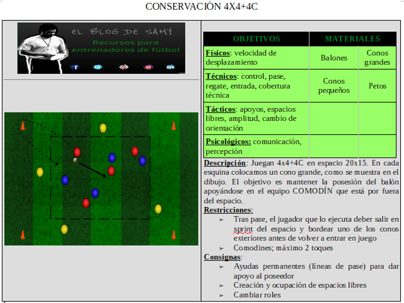 CONSERVACIÓN 4x4+4C