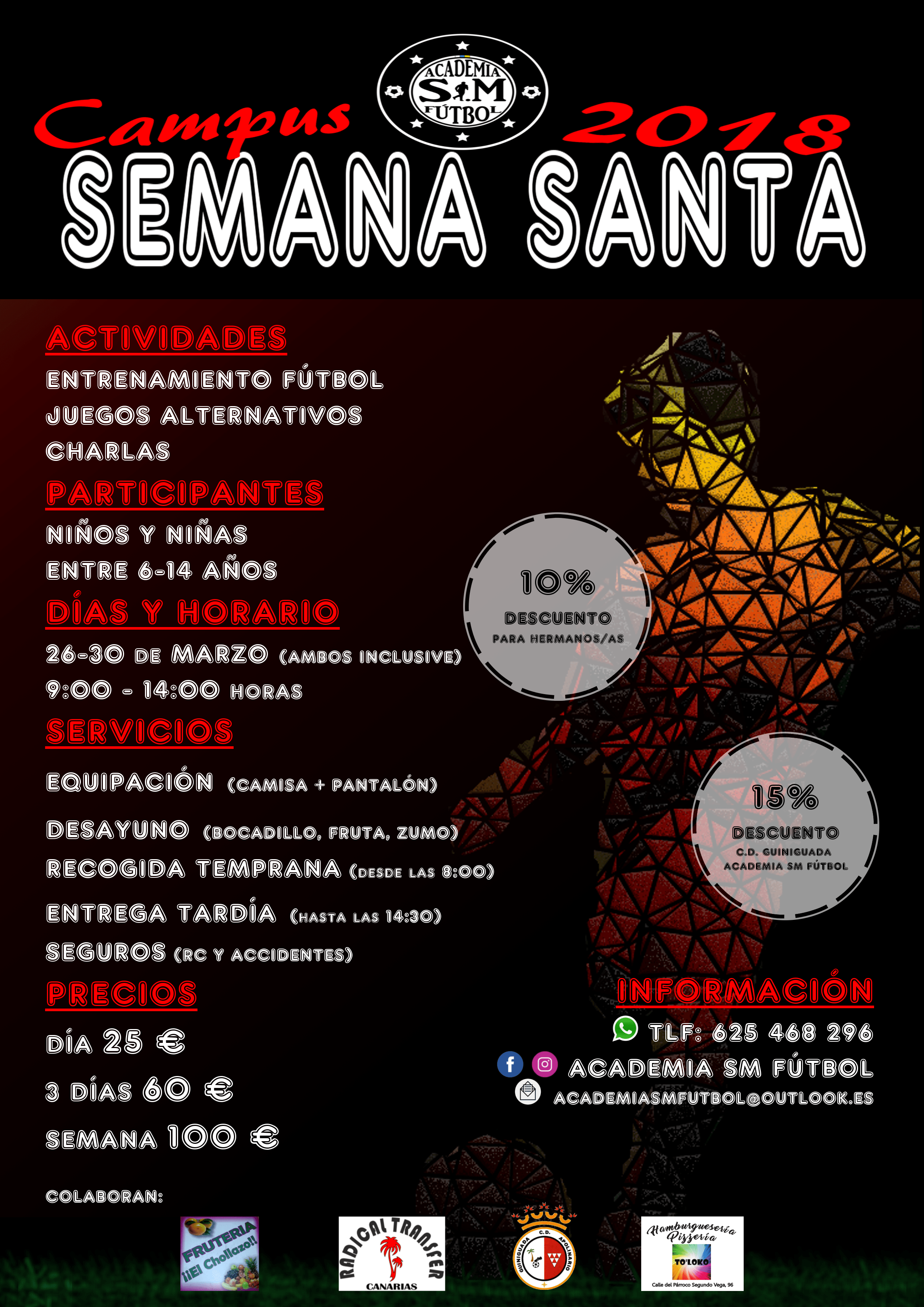 CAMPUS SEMANA SANTA - ACADEMIA SM FÚTBOL