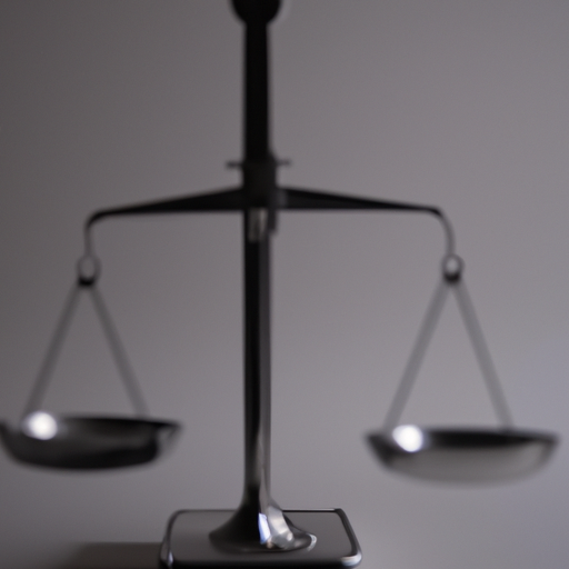 Una imagen realista de una balanza