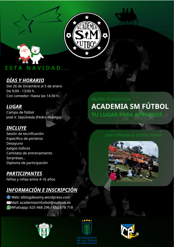 Campus de Navidad de Academia SM Fútbol