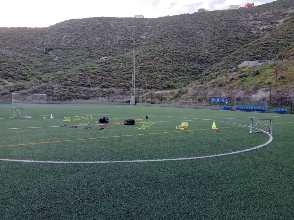 Primera mañana Campus de Navidad de Academia SM Fútbol