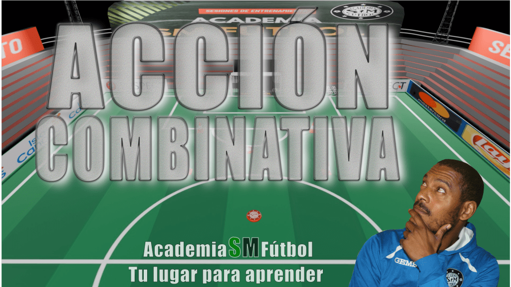 Acción combinativa. Tiro a portería. 3 jugadores