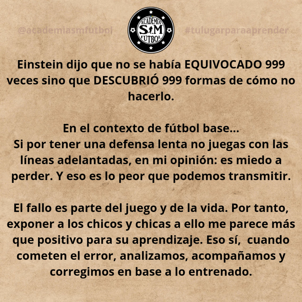 Equivocarse para Aprender: La Filosofía de la Academia SM&nbsp;Fútbol