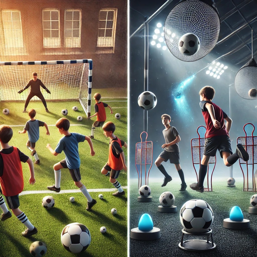¿Deben los niños entrenar con material innovador o con métodos tradicionales en el fútbol?&nbsp;⚽🔥