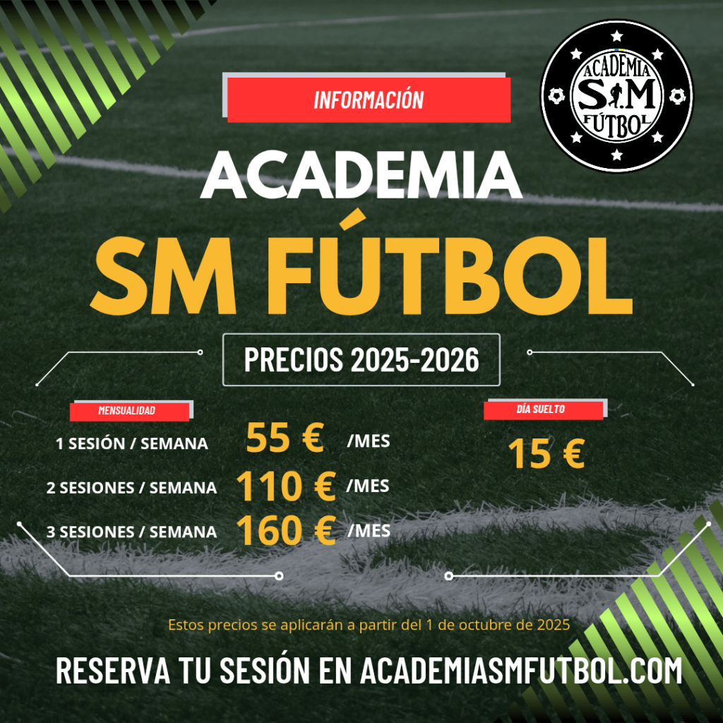 ⚽ ¡Nueva temporada, nuevas oportunidades en Academia SM Fútbol!
