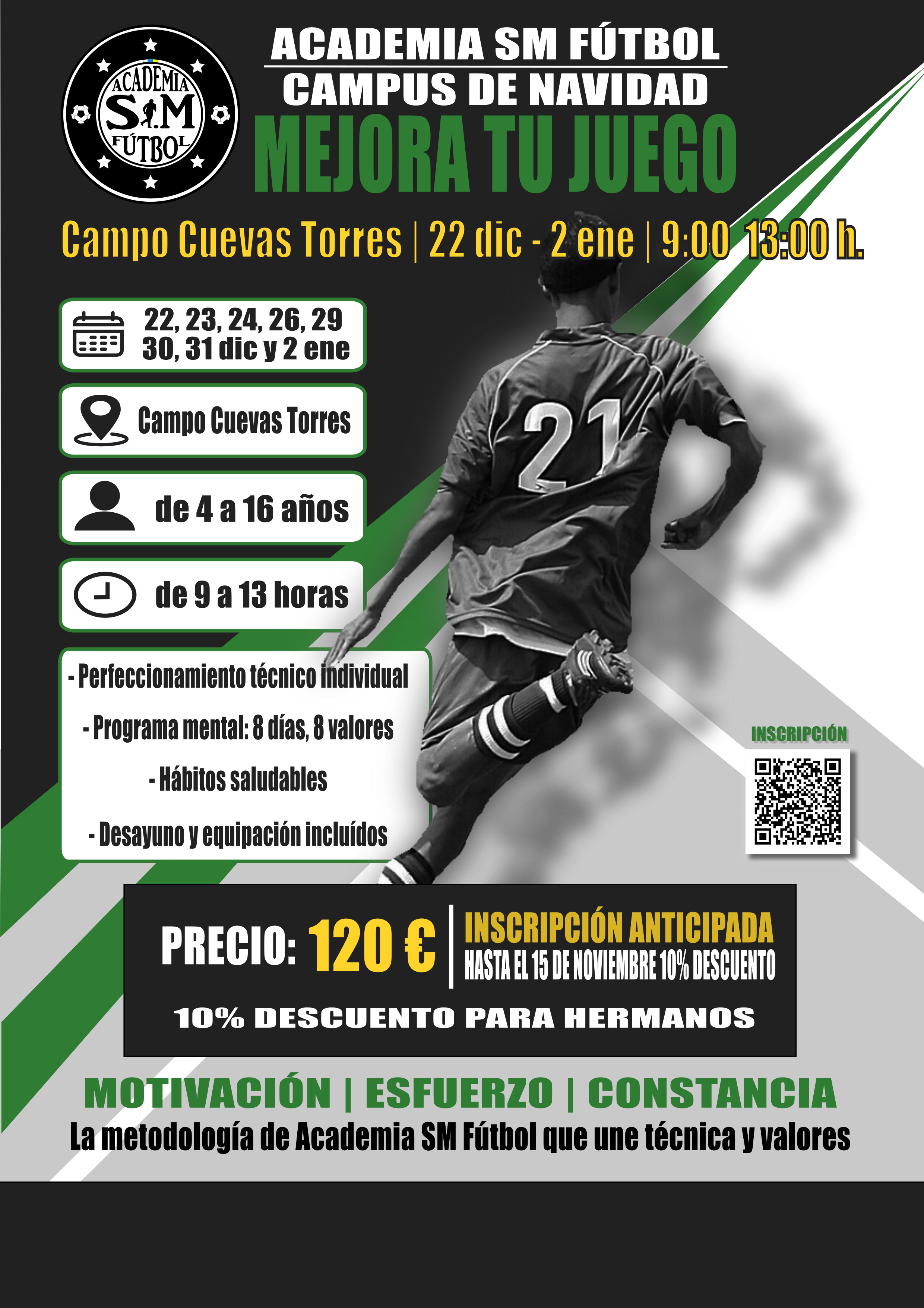 CARTEL CAMPUS NAVIDAD - MEJORA TU JUEGO