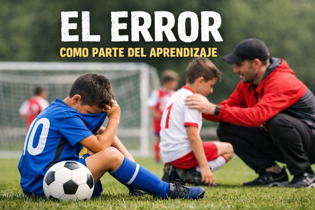 El error como parte del aprendizaje: nuestra forma de entender el fútbol&nbsp;base